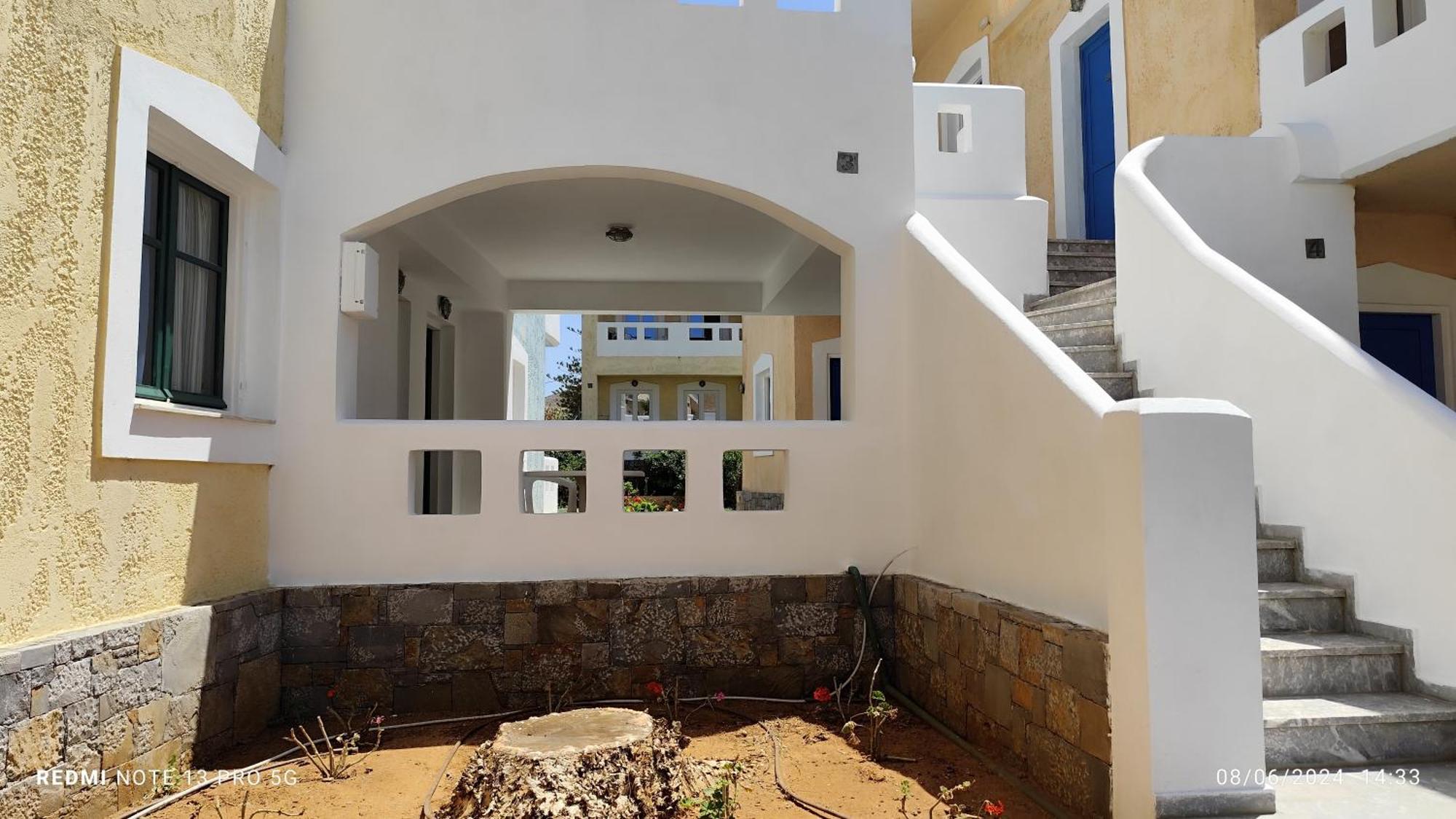 Niros Beachfront Aparthotel Kokkini Hani Eksteriør bilde