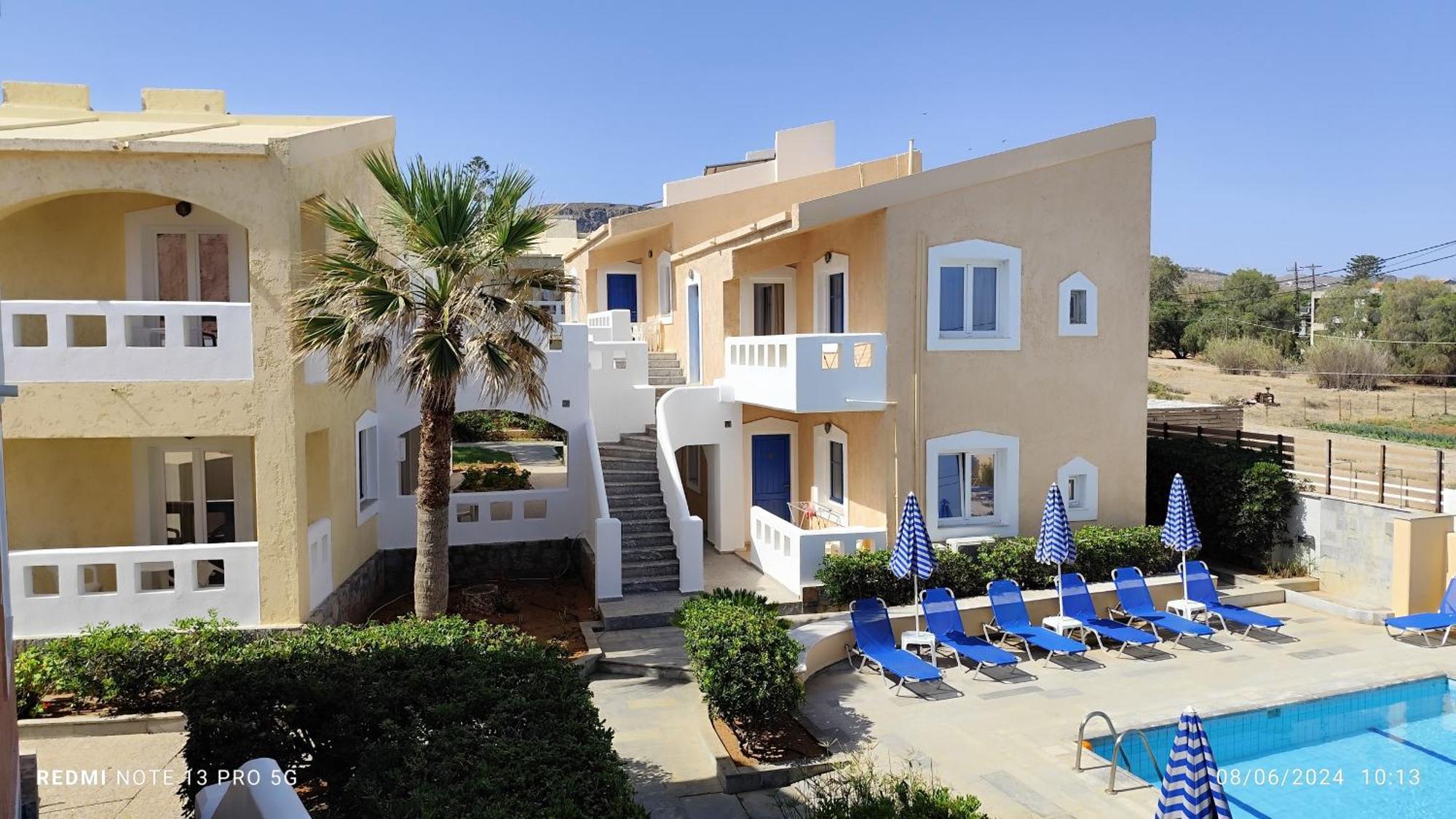 Niros Beachfront Aparthotel Kokkini Hani Eksteriør bilde