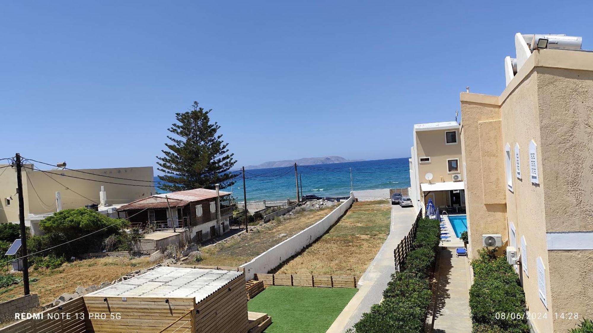 Niros Beachfront Aparthotel Kokkini Hani Eksteriør bilde